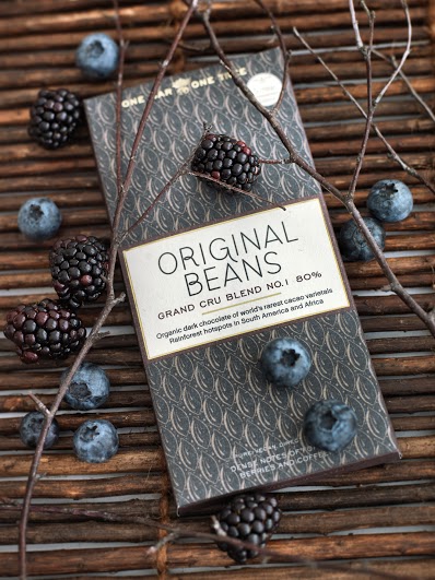 瑞士Original Beans 80%有機頂級黑巧克力片 70g